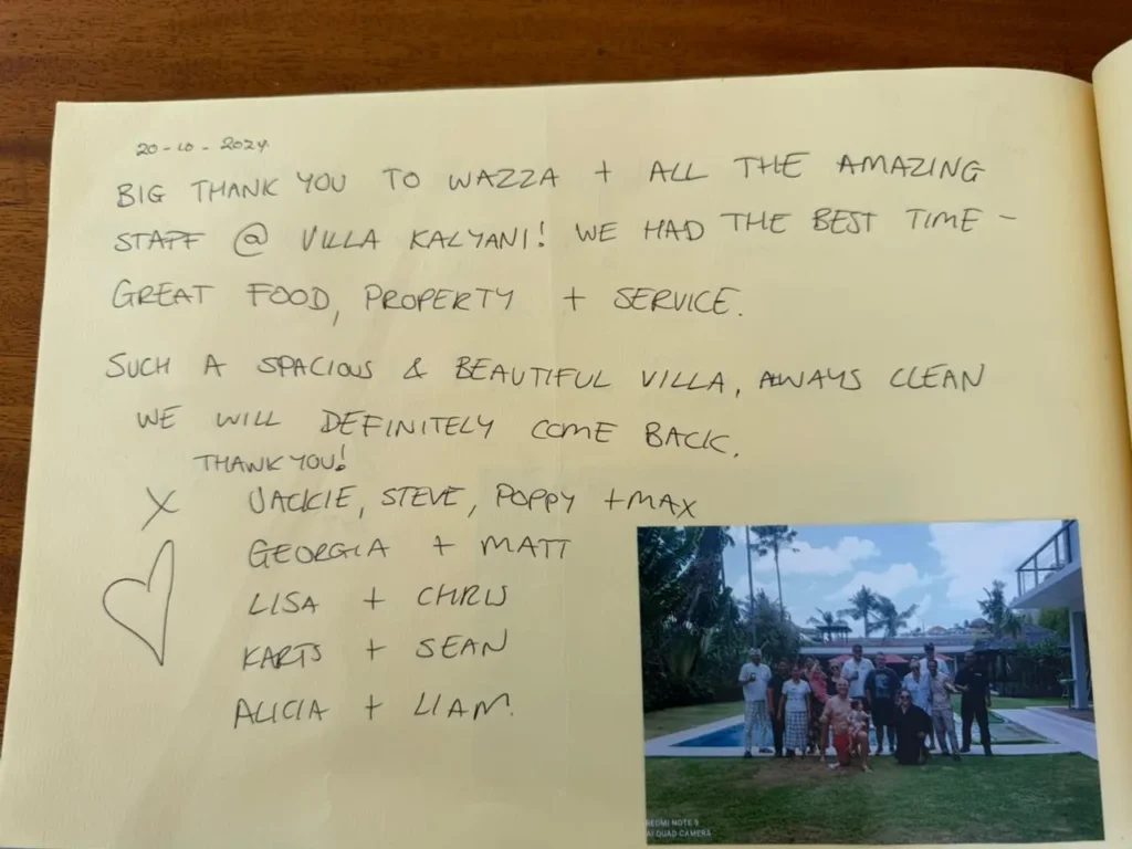 Review dari Tamu Untuk Villa Kalyani | Bali Premium Villa
